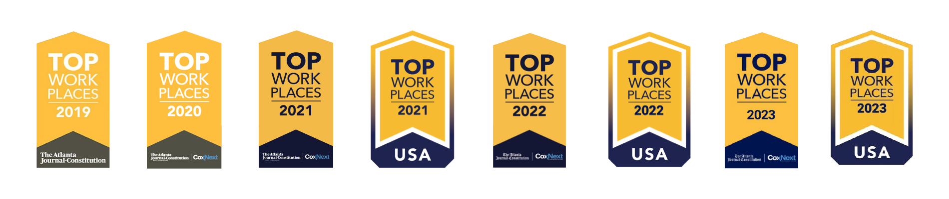 BVL Top Work Places Website badges 2023