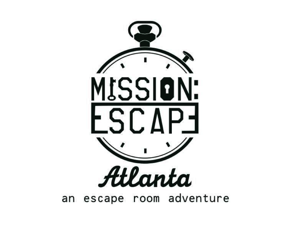 Mission Escapes Atlanta an escape room adventure logo.